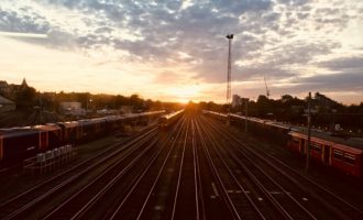 photovoltaïque bifacial voies ferrées