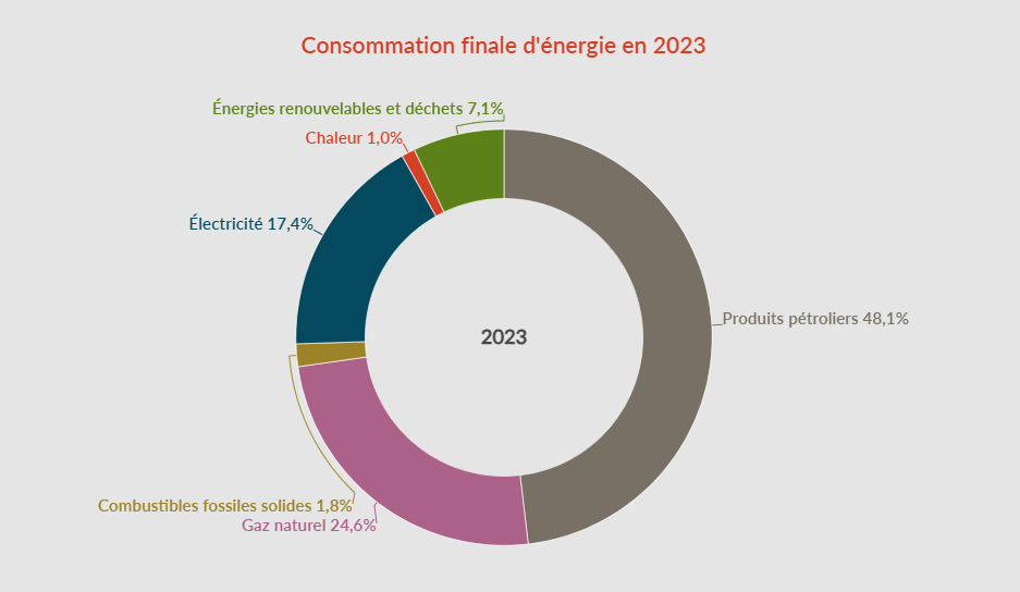 consommation d'énergie belgique