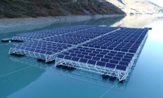Centrale solaire flottant barrage Oued Rmel