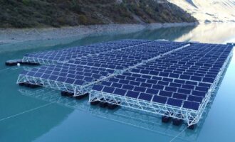 Centrale solaire flottant barrage Oued Rmel