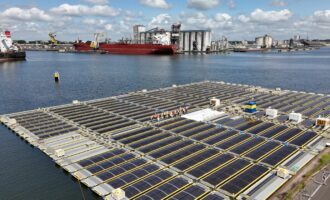 Le parc solaire flottant Nymphaea Aurora