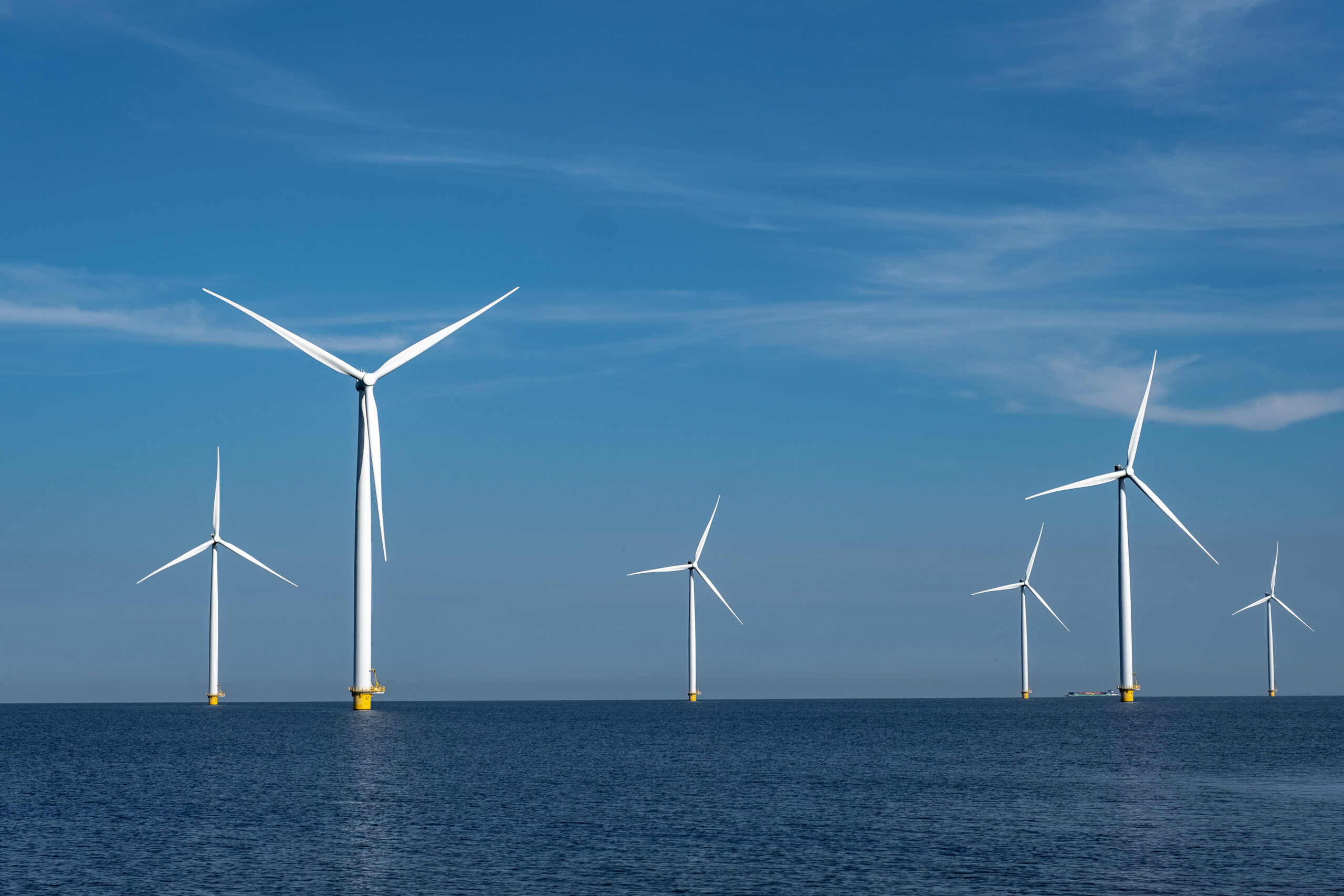 Parc éolien offshore en mer du Nord
