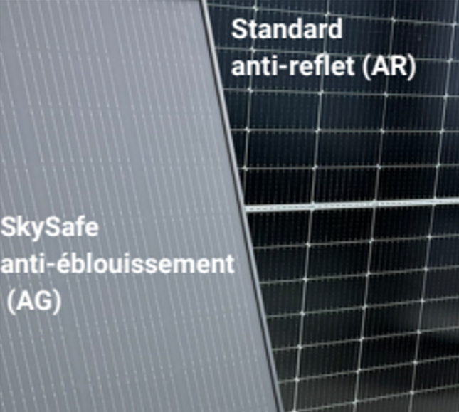 Différence entre panneaux photovoltaïques anti reflets et anti éblouissements