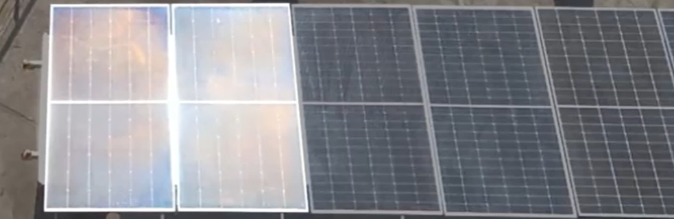 Panneaux photovoltaïques anti éblouissements
